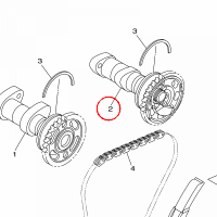 YAMAHA - WALEK ROZRZADU nr: 1SM121802000