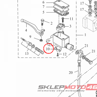 YAMAHA - wlacznik stopu nr: B6HH39800000