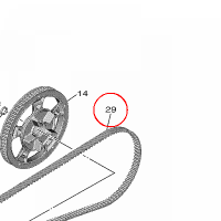 YAMAHA - PAS NAPEDOWY nr: 2DF462410000