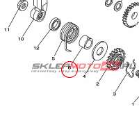 YAMAHA - TULEJA DYSTANSUJACA nr: 5YYE56660000