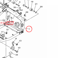 YAMAHA - FRONT FRAME COMP. nr: 2LSF11014900