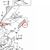 YAMAHA - EMBLEMAT nr: 20S2163G1000