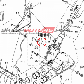 YAMAHA - PULLEY nr: 2C0148650000