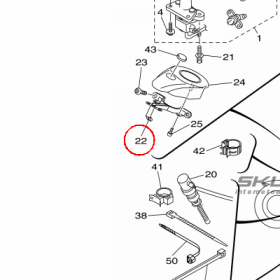 YAMAHA - BRACKET 1 nr: 11C2334G0000