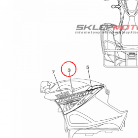 YAMAHA - emblemat nr: B32F17814000