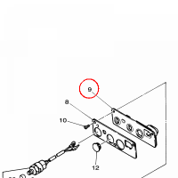 YAMAHA - BRACKET 3 nr: 6N0G27670000