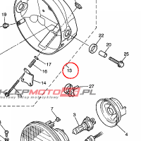 YAMAHA - WKLAD REFL. nr: 5UX843300000