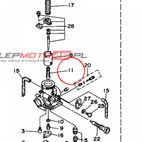 YAMAHA - DYSZA nr: 4L0141414600