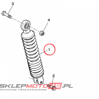 YAMAHA - amortzator nr: 1PHF22102000