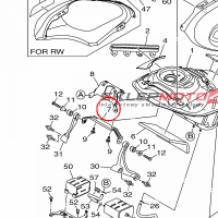 YAMAHA - BRACKET, TANK FITTING nr: B902412Y0100