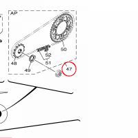 YAMAHA - CHAIN &amp; SPROCKET KIT nr: B4XW001A0000