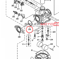 YAMAHA - USZCZELNIACZ nr: 24W141470000