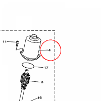 YAMAHA - STATOR ASSY nr: 62X438040100