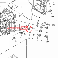 YAMAHA - sruba nr: 901050900900