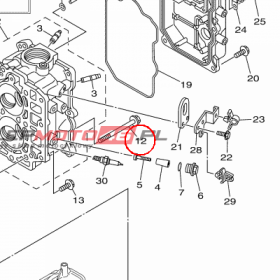 YAMAHA - sruba nr: 901050900900