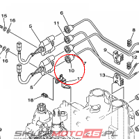 YAMAHA - CORD, HIGH TENSION 3 nr: 67F823430000