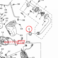 YAMAHA - SPREZ. ZACISKOWA nr: 90467350A000