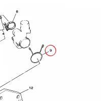YAMAHA - SPREZ. ZACISKOWA nr: 904670180000