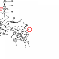 YAMAHA - OSLONA TLUMIKA nr: 1D7146280000