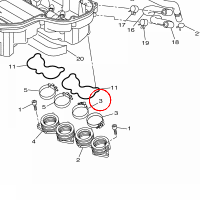 YAMAHA - UCHWYT PRZEW. nr: 904505600700