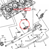 YAMAHA - THERMOSENSOR nr: 65L858860000