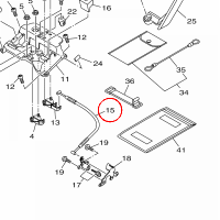 YAMAHA - WIRE, SEAT LOCK 2 nr: 2PP2479D0000