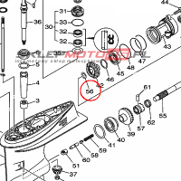 YAMAHA - podkladka nr: 902012200800