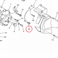 YAMAHA - sruba nr: 901100627700