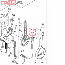 YAMAHA - GNIAZDO EL. TRYMU nr: 703825632100