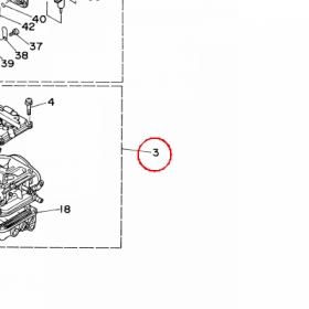 YAMAHA - GAZNIK nr: 62W143030000