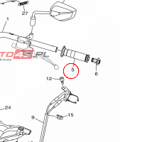 YAMAHA - manetka nr: 2DPF62410000