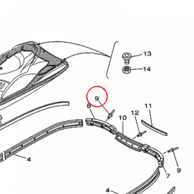 YAMAHA - ZATRZASK nr: 902674780100