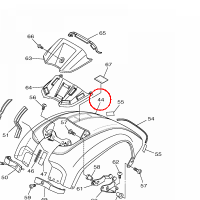 YAMAHA - COVER, TOP nr: 2S3Y2K710001