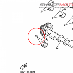 YAMAHA - PANEWKA nr: 26H114133200