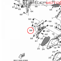 YAMAHA - BRACKET 1 nr: B5Y2172K0000