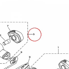 YAMAHA - KIERUNKOWSKAZ nr: 5YU833400000