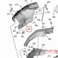 YAMAHA - OSLONA BOCZNA nr: B5U2413900P1