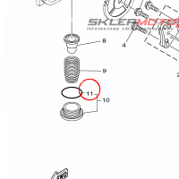 YAMAHA - O-RING nr: 43DE319C0000