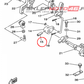 YAMAHA - PIN, SPRING (6H3) nr: 9025403M0400