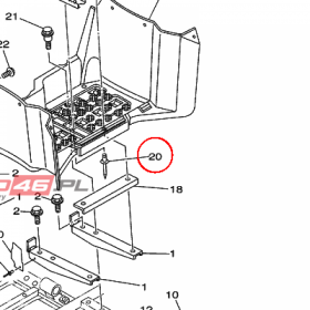 YAMAHA - ZATRZASK nr: 90267489U900