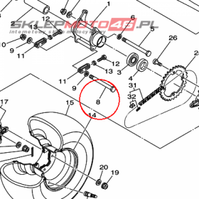 YAMAHA - SRUBA nr: 901011002900