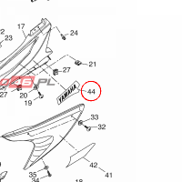 YAMAHA - EMBLEM 1 nr: 5D7F834CC000