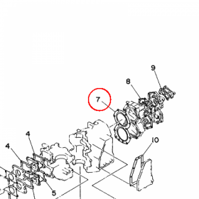 YAMAHA - uszczelka glowicy nr: 69711181A000