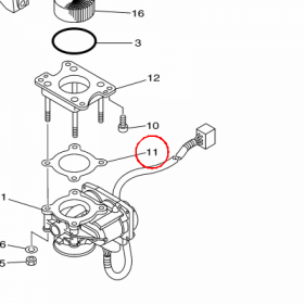 YAMAHA - GASKET nr: 6S5145360000