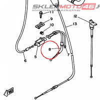 YAMAHA - LINKA POMPY OLEJU nr: 21W263210200