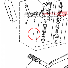 YAMAHA - ZESTAW NAPR. POMPY nr: 4BPW00425000