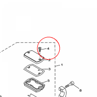 YAMAHA - SCREW, FLAT HEAD(4TR) nr: 987040401200