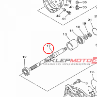 YAMAHA - WAL NAPEDOWY nr: 6AN455110000