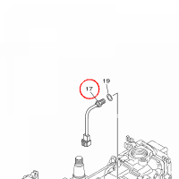 YAMAHA - CZUJNIK TEMPERATURY nr: 6C5857900000