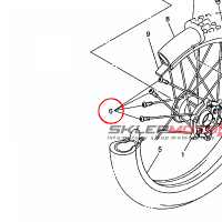 YAMAHA - SZPRYCHY KOMPL. nr: 32D251040000